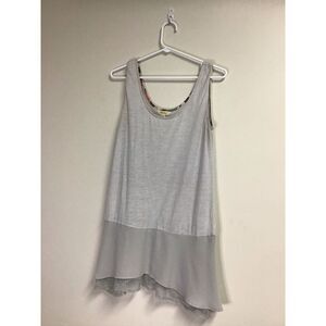 Matilda Jane Gray Loose Tank‎ Blouse  Women's Size Medium